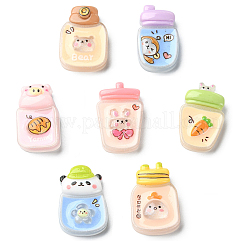 Кабошоны из полупрозрачной эмали из смолы CRES-CJ0001-56