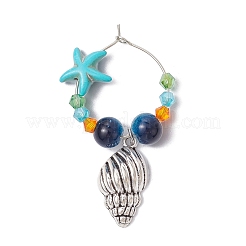 Подвеска для бокала из сплава AJEW-JO00213