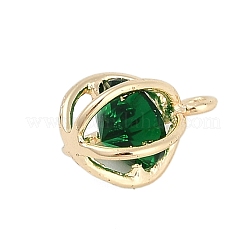 Реечное покрытие латунь с подвесками из кубического циркония&nbsp;KK-Q018-08G