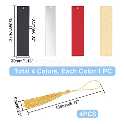 4 шт. 4 стильных пустых закладки-подвески OFST-UN0001-02
