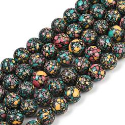 Природный агат бисер нитей G-U030-C01-12mm