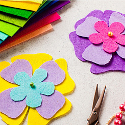 10 шт. 10-х цветная фетровая ткань бон-ткань DIY-WH20048-053