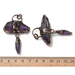 Природный аметист большие кулоны&nbsp;G-H332-07R-03