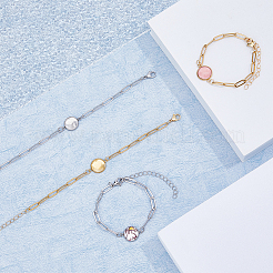 Набор для изготовления браслета из плоских круглых звеньев своими руками DIY-UN0004-53