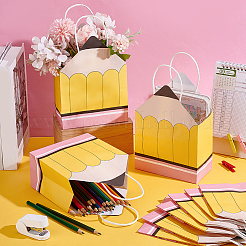 12 шт. бумажные сумки в форме карандаша&nbsp;ABAG-WH0032-102