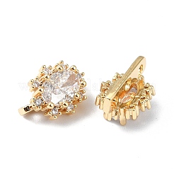 Многожильные звенья из прозрачного кубического циркония из латуни FIND-Z029-11C