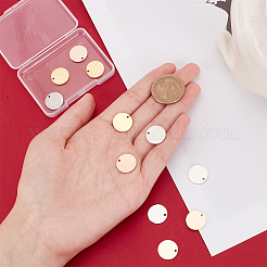 12 шт. подвески из нержавеющей стали 201 двух цветов&nbsp;STAS-AR0001-57