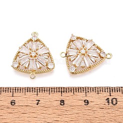 Латунные подвески из прозрачного кубического циркония&nbsp;KK-N284-09G