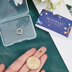 2 шт. 2 стиля 925 кольца с пружинным затвором из стерлингового серебра&nbsp;STER-SC0001-66B