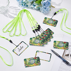 50 шт. бумажная карточка с именем&nbsp;AJEW-PH0008-11