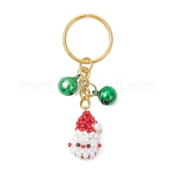 Стеклянные брелоки с Санта-Клаусом KEYC-MZ00054