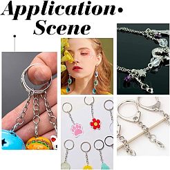 160 шт. 5 открытых соединительных кольца из нержавеющей стали 304&nbsp;STAS-UN0028-42