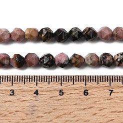 Природные родонит бисер нитей G-Z119-A19-01