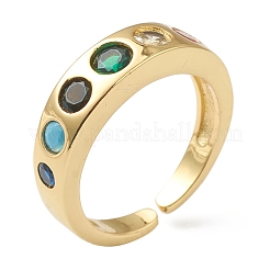 Открытые кольца из латуни RJEW-L100-009A-G