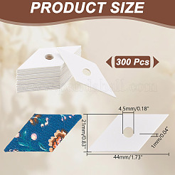 Шаблоны для квилтинга из бумаги с ромбами AJEW-WH0473-41