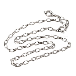 Цепочки-кабале из нержавеющей стали 201 толщиной 4.5 мм&nbsp;NJEW-K302-20P