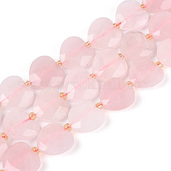 Природного розового кварца нитей бисера&nbsp;G-P592-B20-01