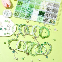 Набор для самостоятельного изготовления браслетов из стеклянных бусин&nbsp;DIY-FS0007-69