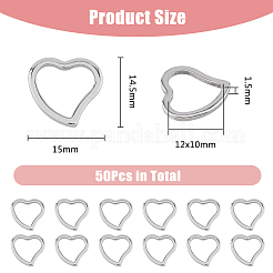 50 шт. соединительные кольца из нержавеющей стали 304 STAS-DC0016-05