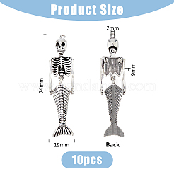 10 шт. большие подвески из сплава в тибетском стиле FIND-DC0003-98