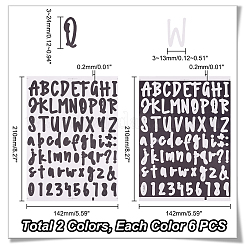 12 лист 2-х цветных водонепроницаемых декоративных наклеек из ПВХ DIY-GA0004-26