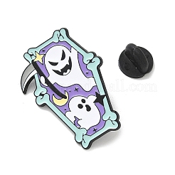 Эмалевые булавки-призраки в стиле хэллоуин&nbsp;LS-JEWB-K018-33D-EB