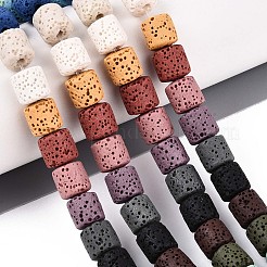 Бусы из натуральной лавы&nbsp;G-N257-16A-01