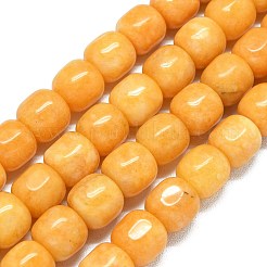 Натуральный Malaysia нефритовые бусы пряди&nbsp;G-B165-F07-10x10mm