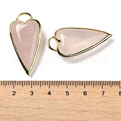 Природного розового кварца подвески G-K347-01G-10