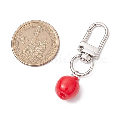 4 шт. 2 стиля подвесных украшений из смолы в виде яблока&nbsp;HJEW-JM02573