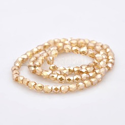 Граненые бусины&nbsp;GLAA-A032-4mm-PL05