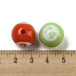 Непрозрачные акриловые бусины SACR-G039-01