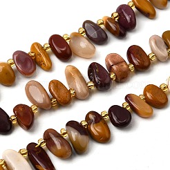 Природные mookaite бисер нитей G-Z091-A03