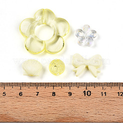 Прозрачные и непрозрачные акриловые бусины&nbsp;TACR-T028-26B