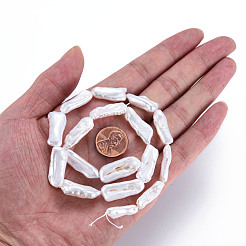 Природные Кеши жемчуг пряди PEAR-S020-H01