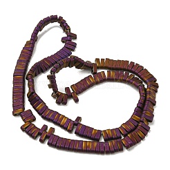 Гальванические немагнитная синтетический гематит бисер пряди&nbsp;G-C106-B01-06A