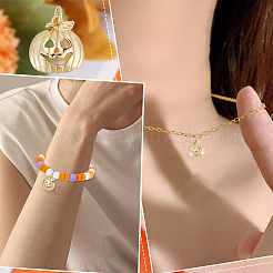 10 шт. латунные подвески на Хэллоуин KK-BBC0005-33