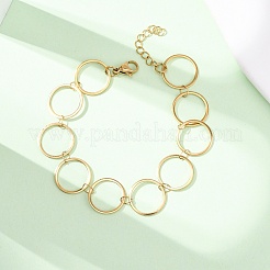 Браслеты-цепочки из нержавеющей стали 304&nbsp;BJEW-P373-02C-G