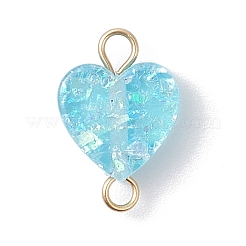 Подвески-сердечки в форме прозрачной смолы PALLOY-JF04449-01