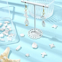 30 шт. 6 вида стеклянных перламутровых бусин&nbsp;HY-CJ0001-01