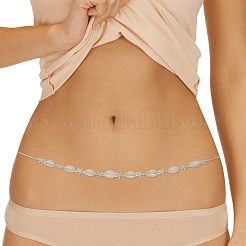 Вощеные хлопковые бусы на талии NJEW-JN04634-01