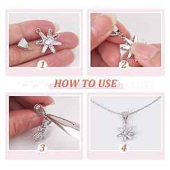 4 шт. 4-х цветные латунные микрофибровые трубчатые дужки с кубическим цирконием&nbsp;KK-DR0001-17