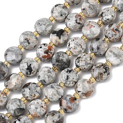 Нити из натуральных сиенитовых бусин&nbsp;G-K389-B86-01