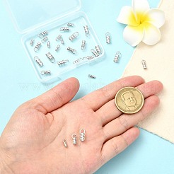 30шт. 3 стиля латунный наконечник шнура&nbsp;FIND-CJ0004-71