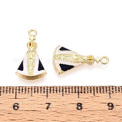 Подвески из сплава берлинской лазури с эмалью PALLOY-T092-14G