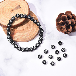 Крафтить черные акриловые бусины&nbsp;SACR-YW0001-05