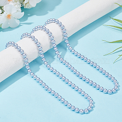 2 нити окрашенных ракушечных бусин-жемчужин SHEL-HY0001-12