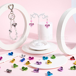 60шт УФ-покрытие непрозрачные акриловые бусины&nbsp;MACR-SP0001-66