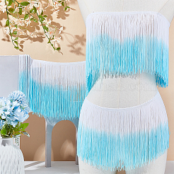 2 м двухцветная полиэстеровая лента с кисточками&nbsp;OCOR-FG0002-37B