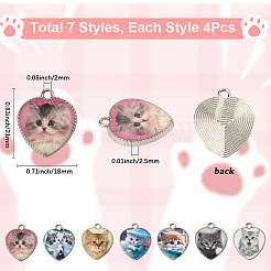 Подвески из сплава 28шт 7 цветов&nbsp;FIND-SC0015-16